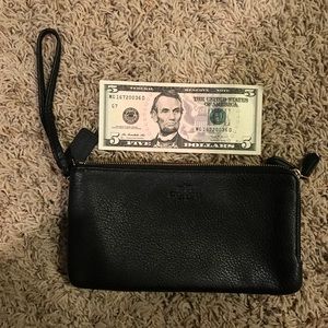 Black. Coach wallet.